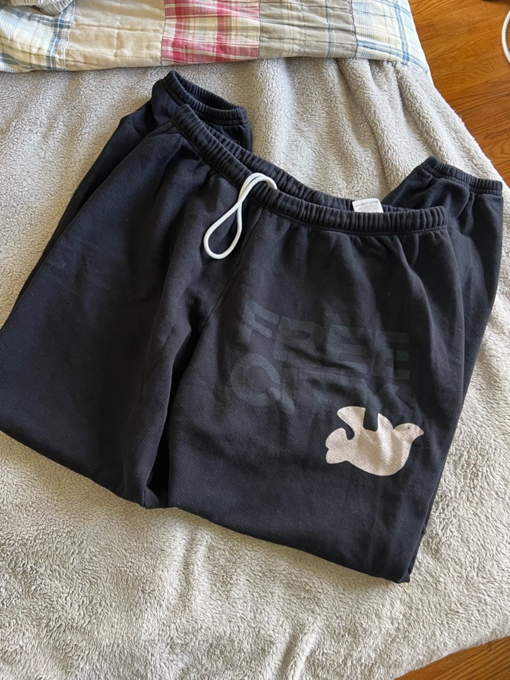 FREECITY Supershop Blackspace Cotton Unisex Sweatpants Large - Picture 2 of 7
